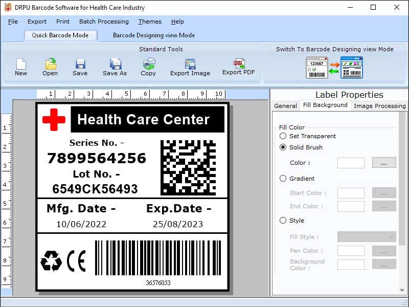 Barcode Creator Software for Pharmacy