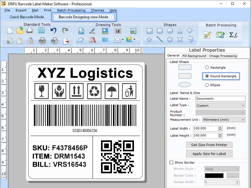 Professional Enterprise Barcode Maker Windows 11 download