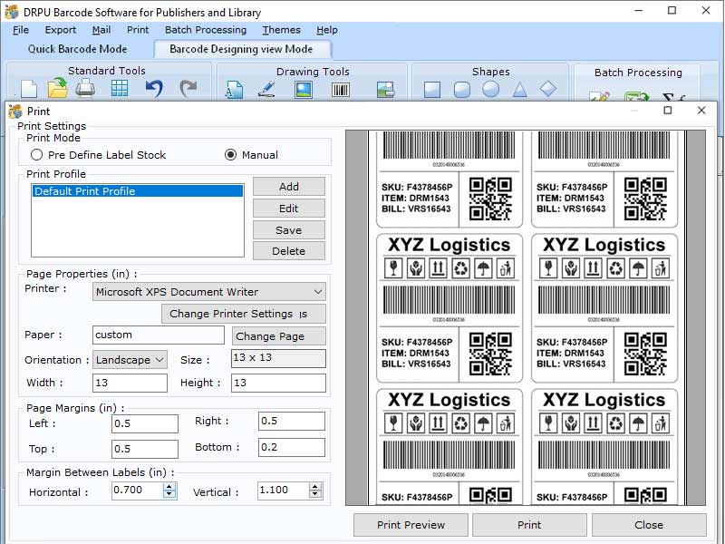 Books & Magazines Barcode Maker Program