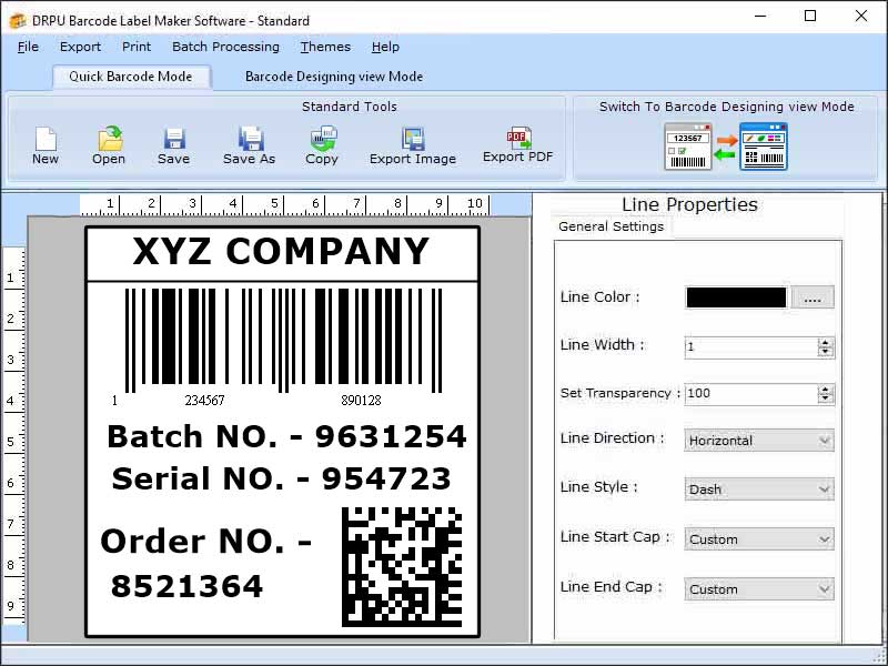 Bulk Excel Business Label Maker Program screenshot